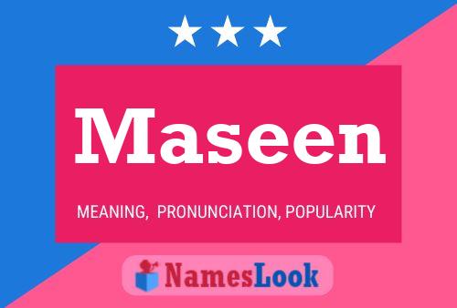 Maseen Name Poster