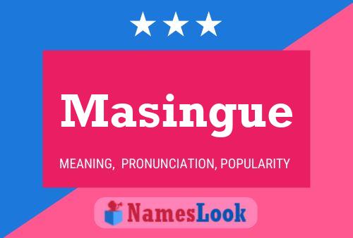 Masingue Name Poster