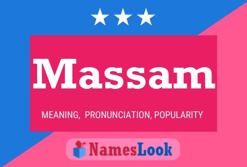 Massam Name Poster