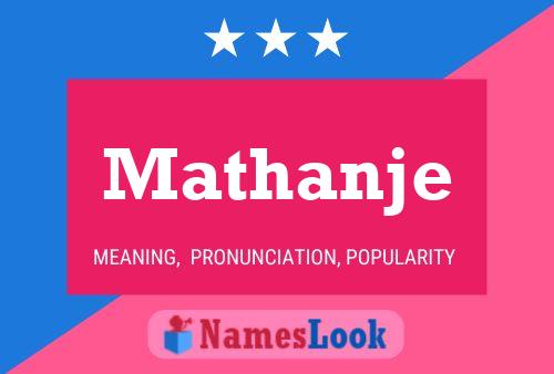 Mathanje Name Poster