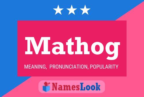 Mathog Name Poster