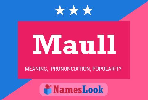 Maull Name Poster