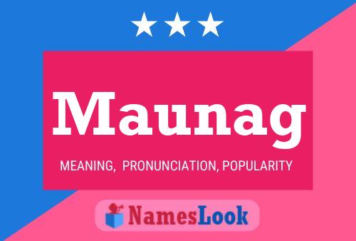 Maunag Name Poster