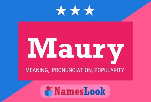 Maury Name Poster