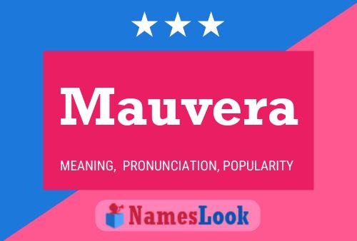 Mauvera Name Poster