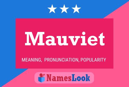 Mauviet Name Poster