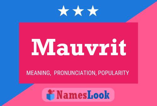 Mauvrit Name Poster