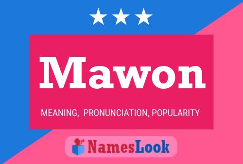 Mawon Name Poster