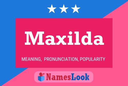 Maxilda Name Poster