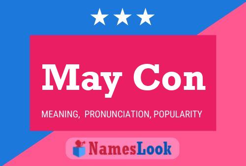 May Con Name Poster