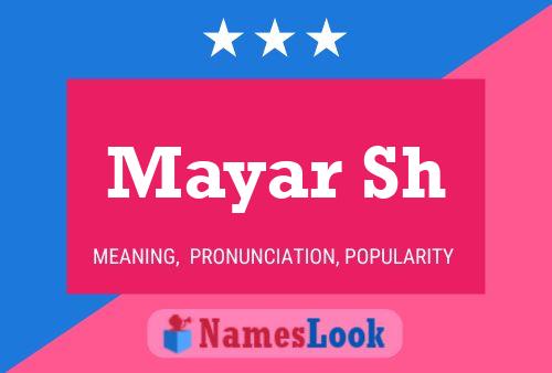 Mayar Sh Name Poster