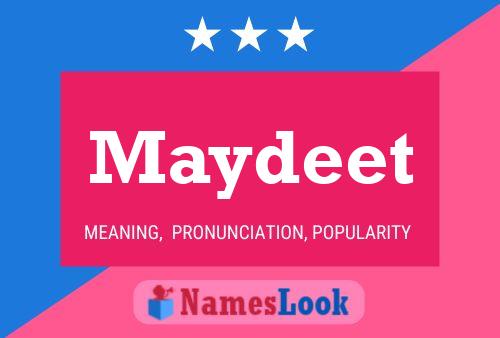 Maydeet Name Poster