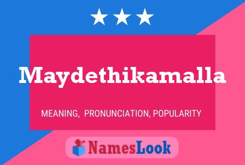 Maydethikamalla Name Poster