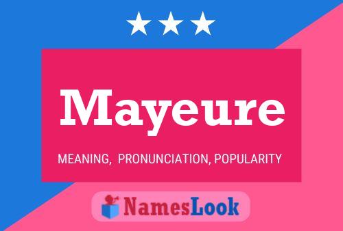 Mayeure Name Poster