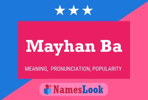 Mayhan Ba Name Poster