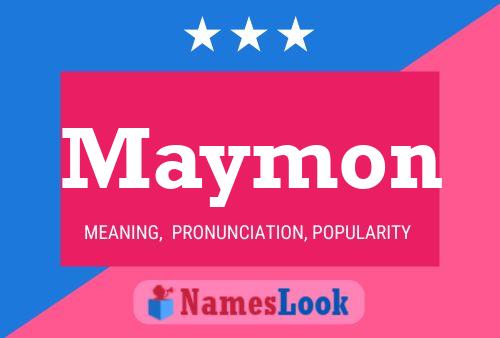 Maymon Name Poster