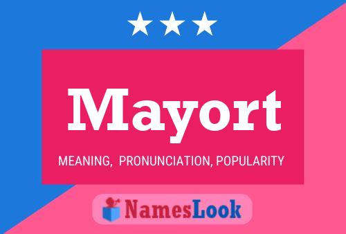 Mayort Name Poster