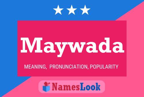 Maywada Name Poster