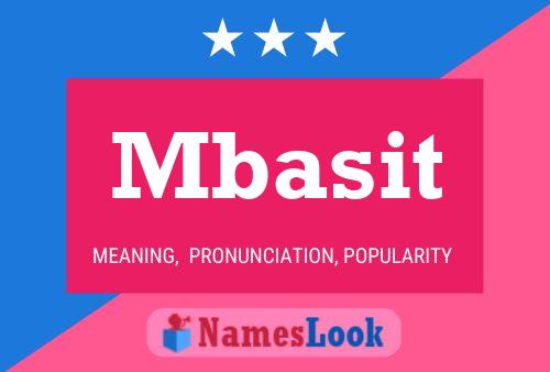 Mbasit Name Poster