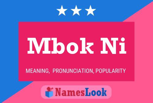 Mbok Ni Name Poster