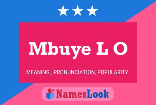 Mbuye L O Name Poster