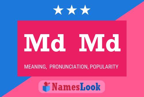 Md  Md Name Poster