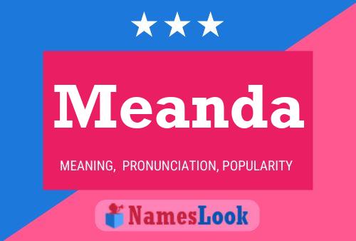 Meanda Name Poster