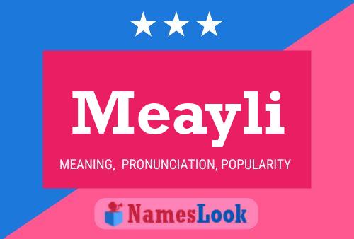 Meayli Name Poster