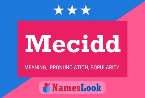 Mecidd Name Poster