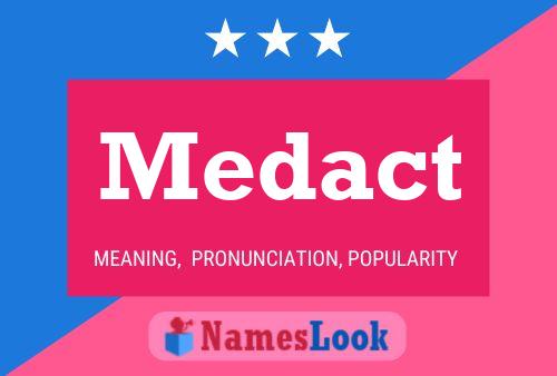 Medact Name Poster