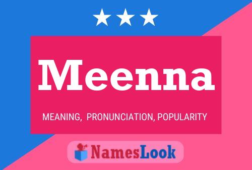 Meenna Name Poster