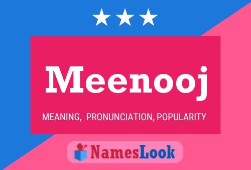 Meenooj Name Poster