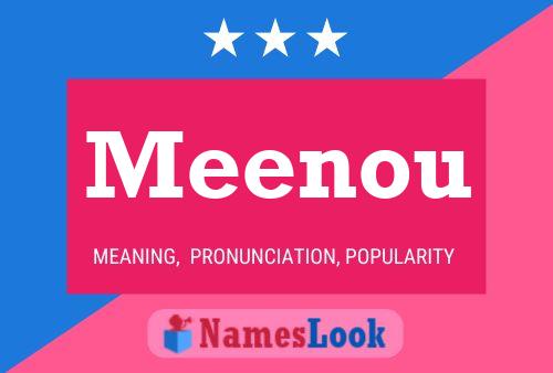 Meenou Name Poster