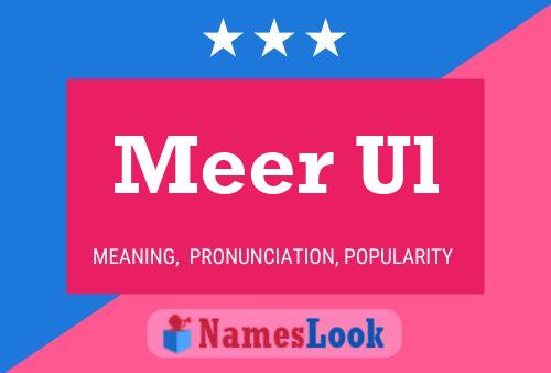 Meer Ul Name Poster