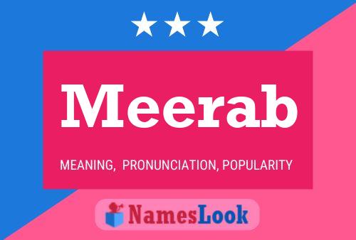 Meerab Name Poster