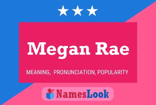 Megan Rae Name Poster