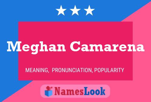 Meghan Camarena Name Poster