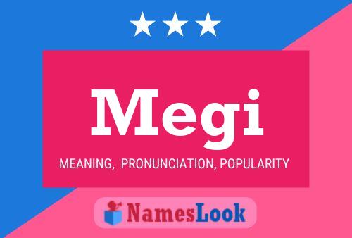 Megi Name Poster