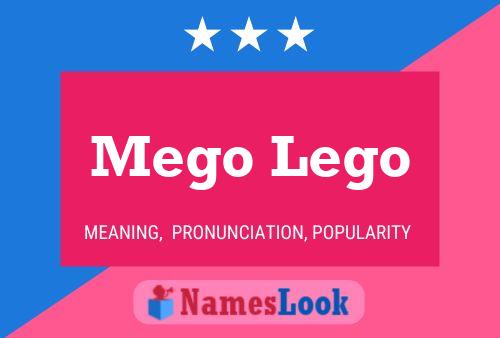 Mego Lego Name Poster