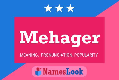 Mehager Name Poster