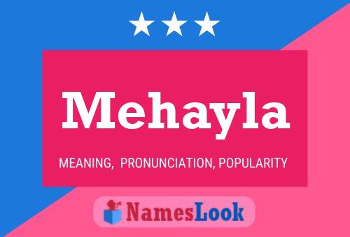 Mehayla Name Poster