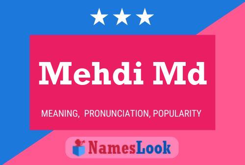 Mehdi Md Name Poster