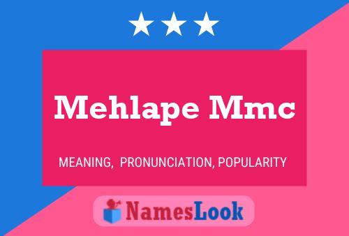 Mehlape Mmc Name Poster