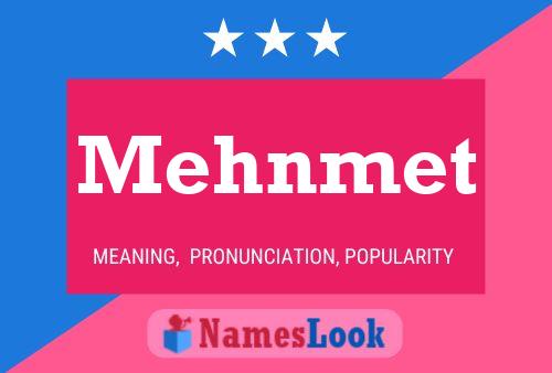 Mehnmet Name Poster