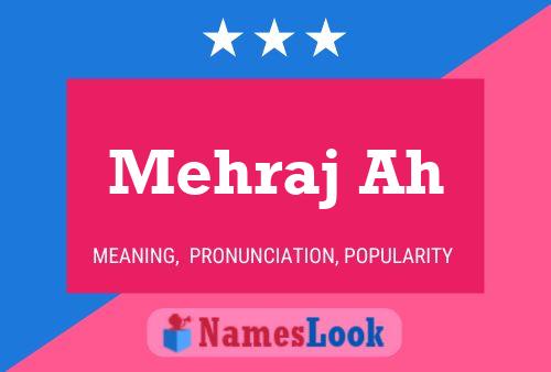 Mehraj Ah Name Poster