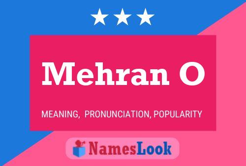 Mehran O Name Poster