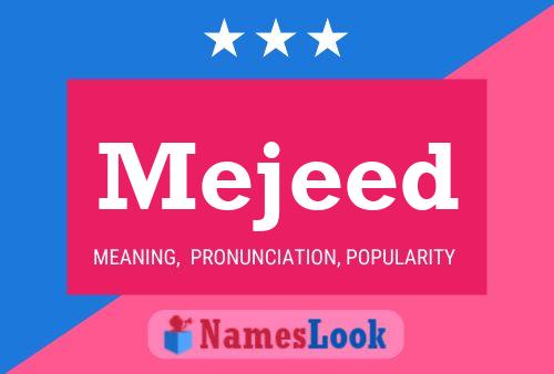 Mejeed Name Poster