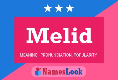 Melid Name Poster