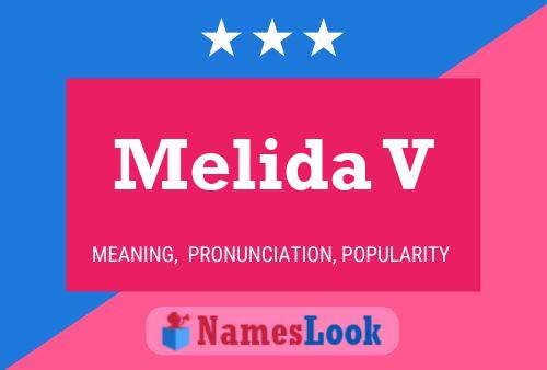 Melida V Name Poster