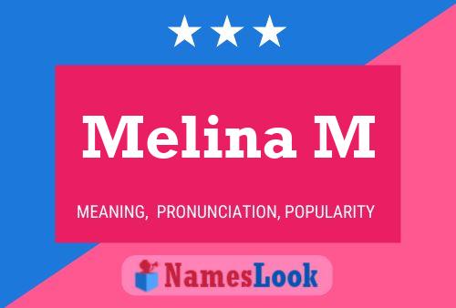 Melina M Name Poster